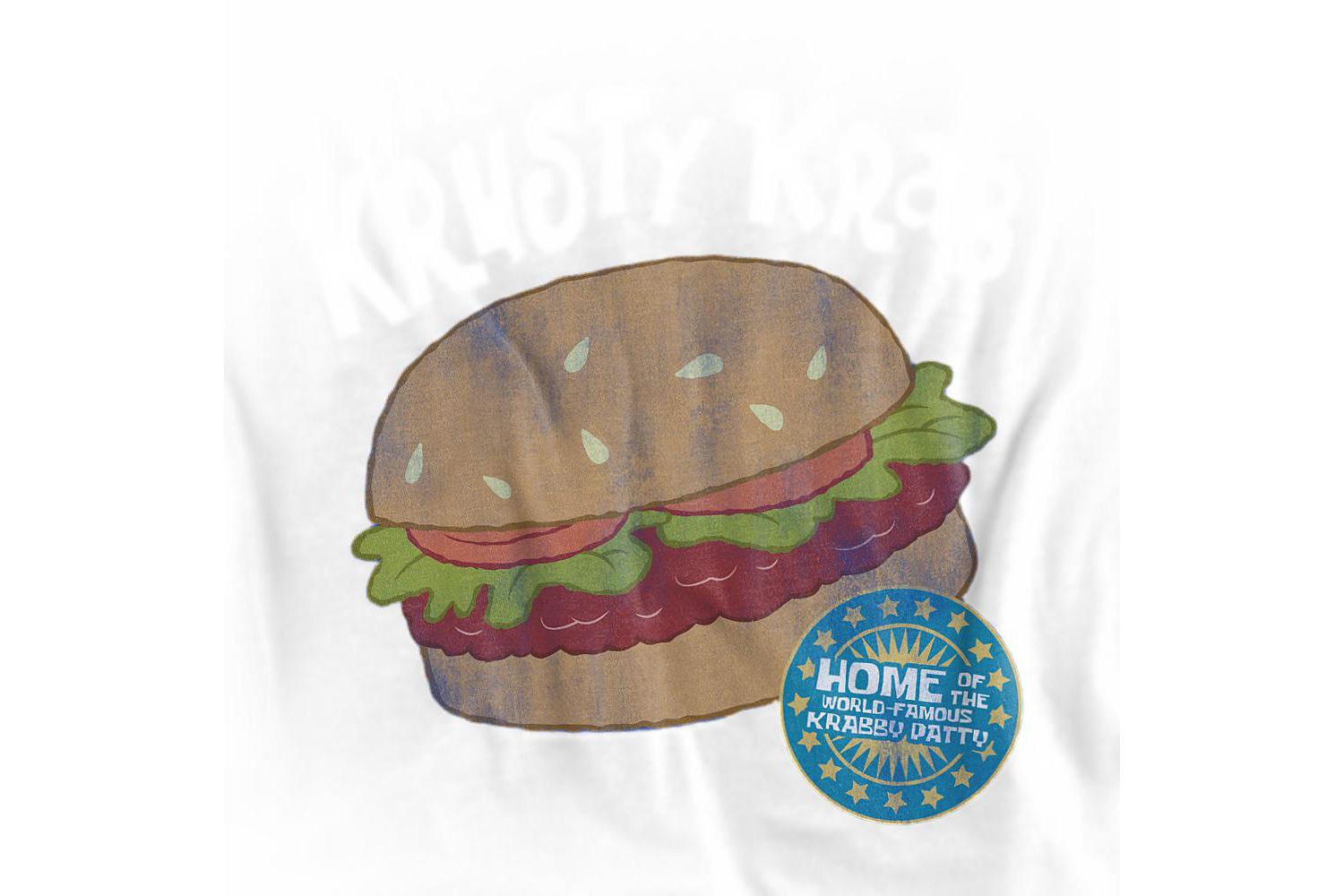 Men's Krusty Krab Crewneck Graphic Retro Sweatshirt