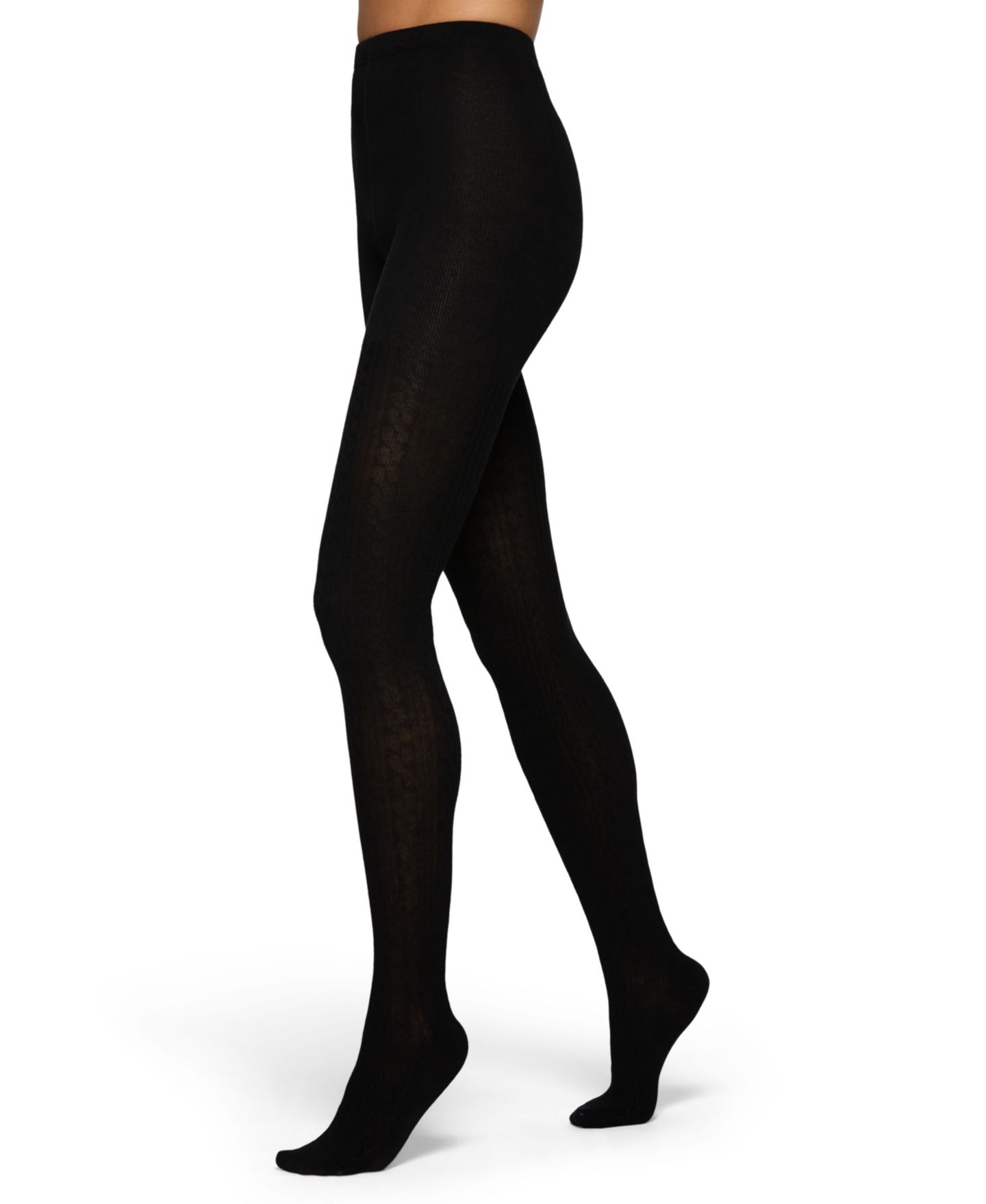 Женский свитер Hue Cable Sweater Tights U24245, цвет: Чёрный — фото 3