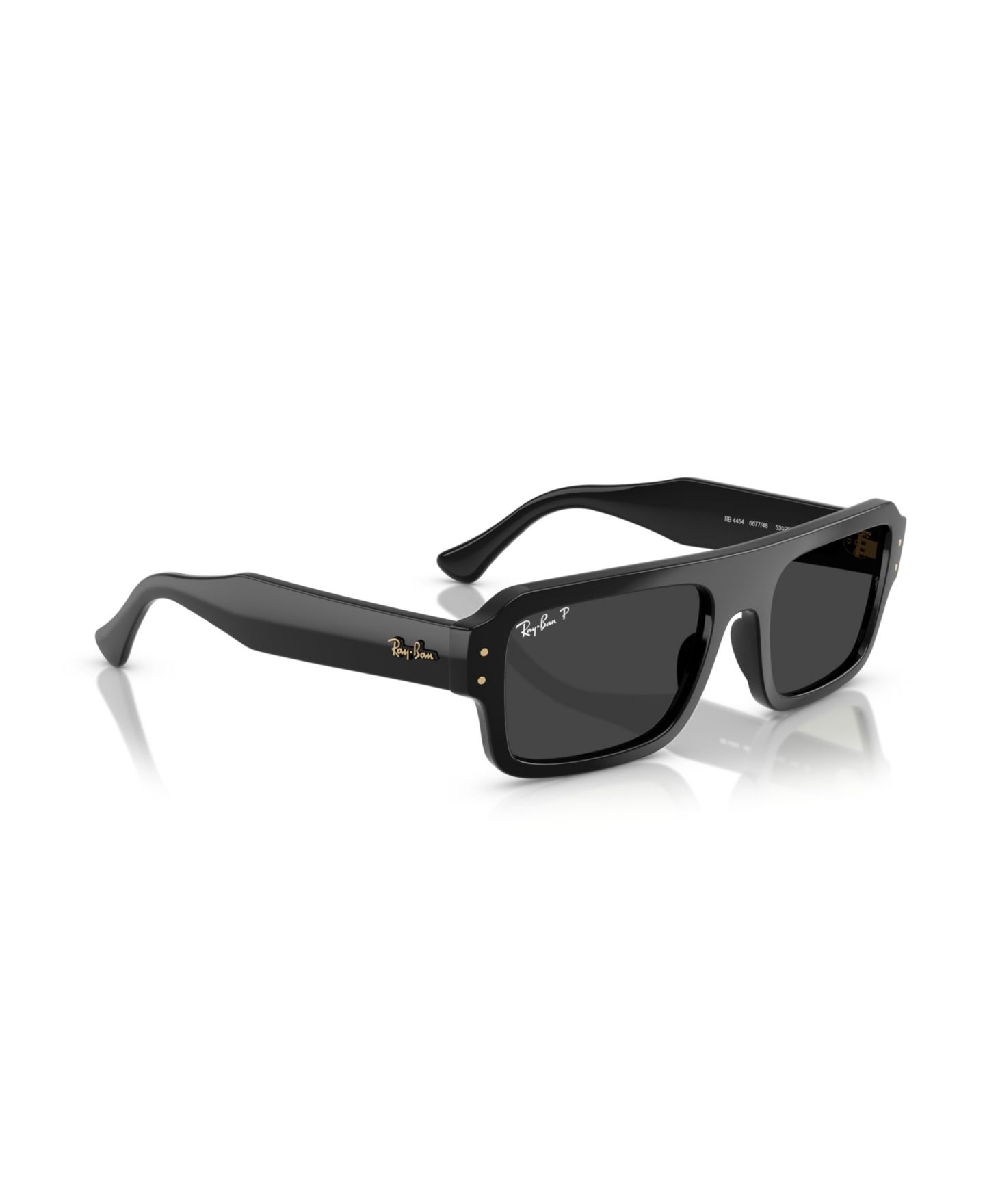 Солнцезащитные очки Ray-Ban Unisex Polarized Sunglasses, Flacco RB4454, цвет: Чёрный — фото 11