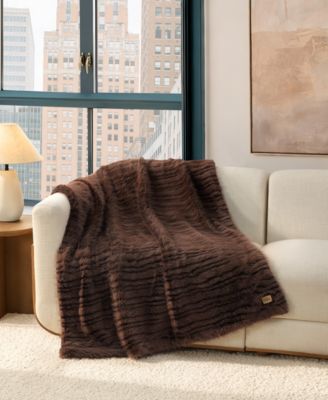 Petra Faux Fur Throw, 50" x 70"