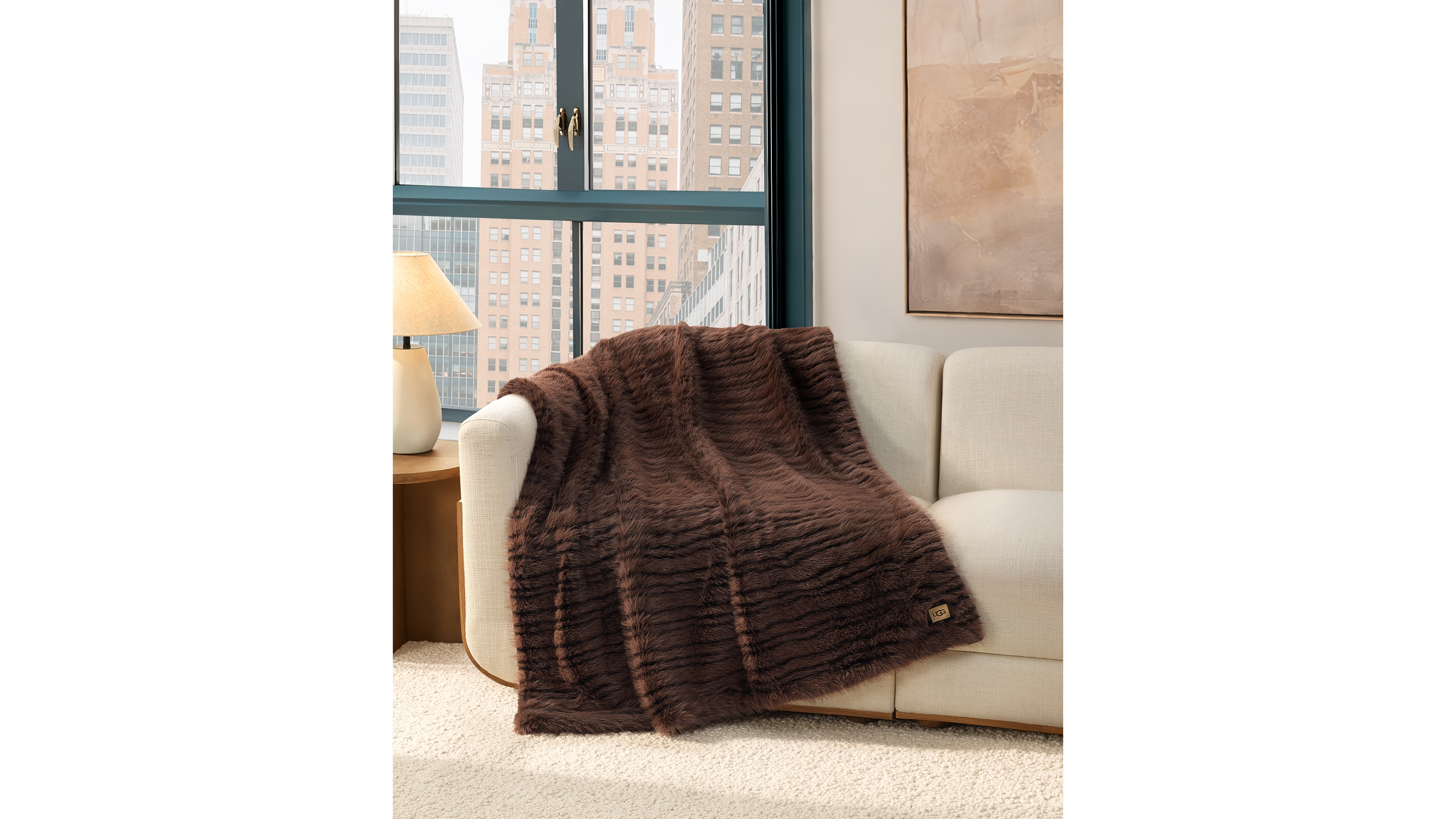 Ugg Petra Faux Fur Throw, 50" x 70"