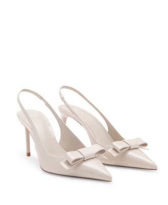 Women's Pointed-Toe Stiletto Bow Pumps