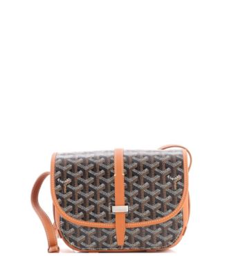 Belvedere III Coated Canvas with Leather Adjustable Shoulder Strap Messenger Bag