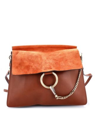 Faye Medium Leather Shoulder Bag