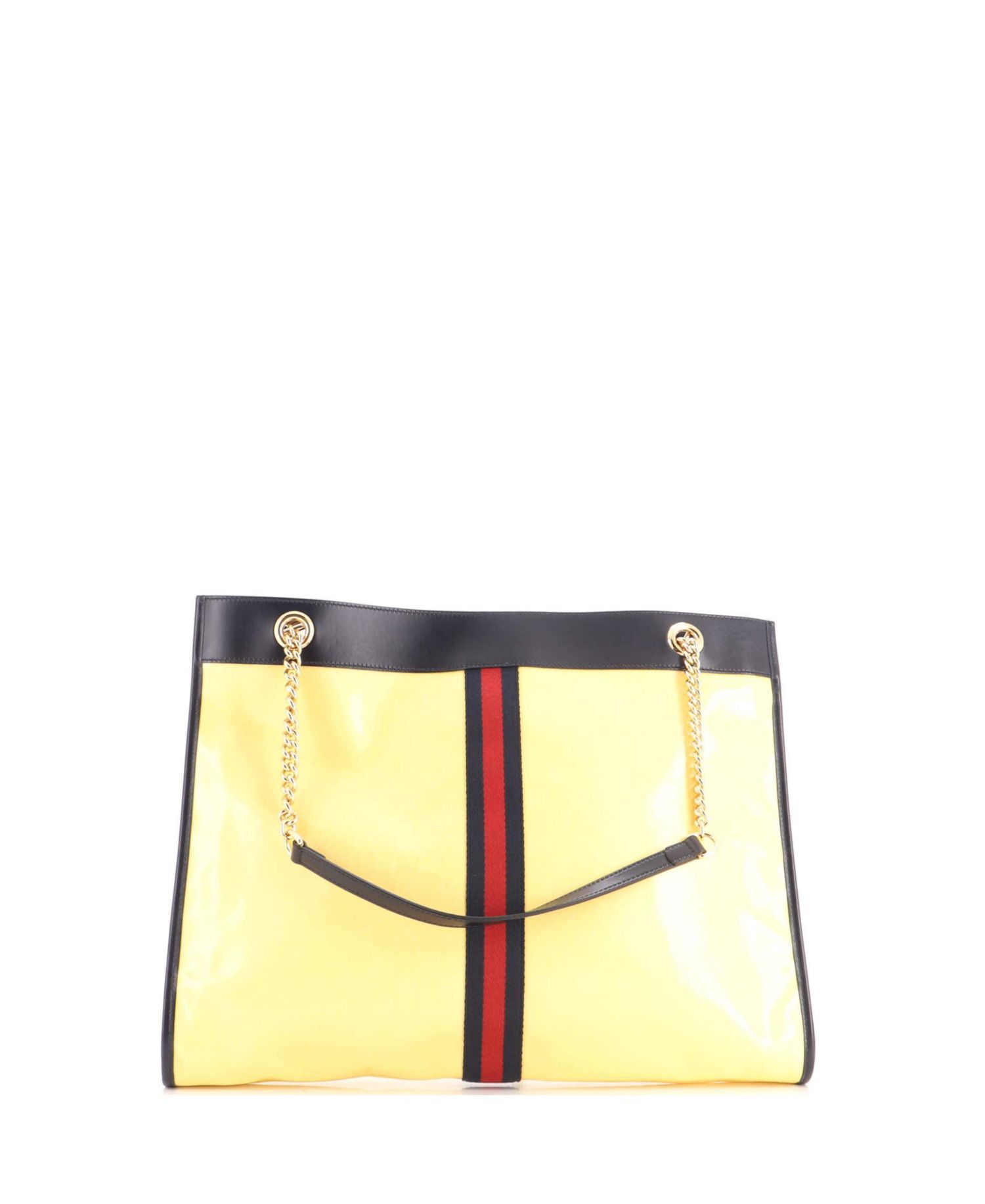 Rajah Large GG Coated Canvas Chain Tote