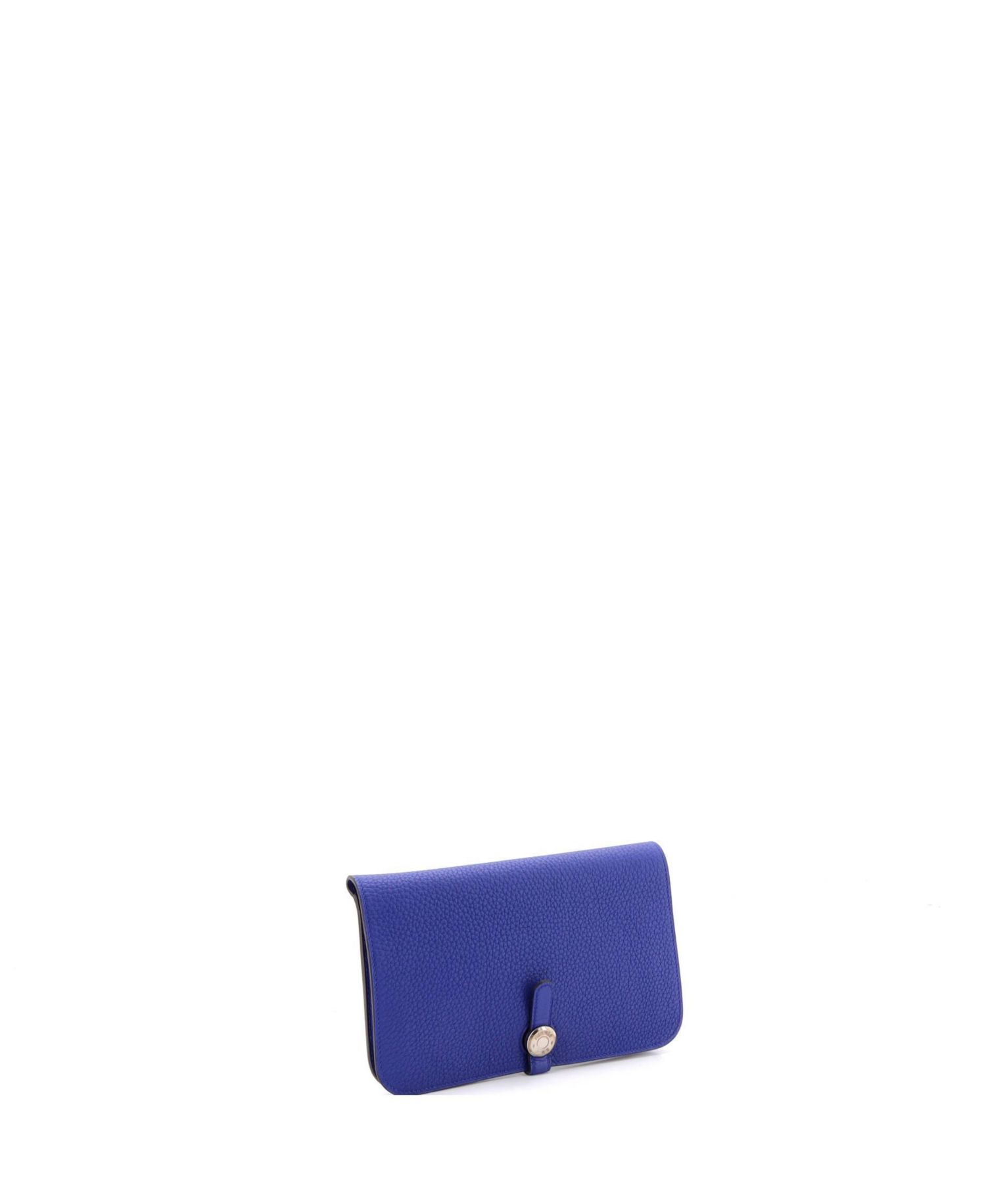 Pre-Owned Hermes Dogon Duo Combined Wallet Leather