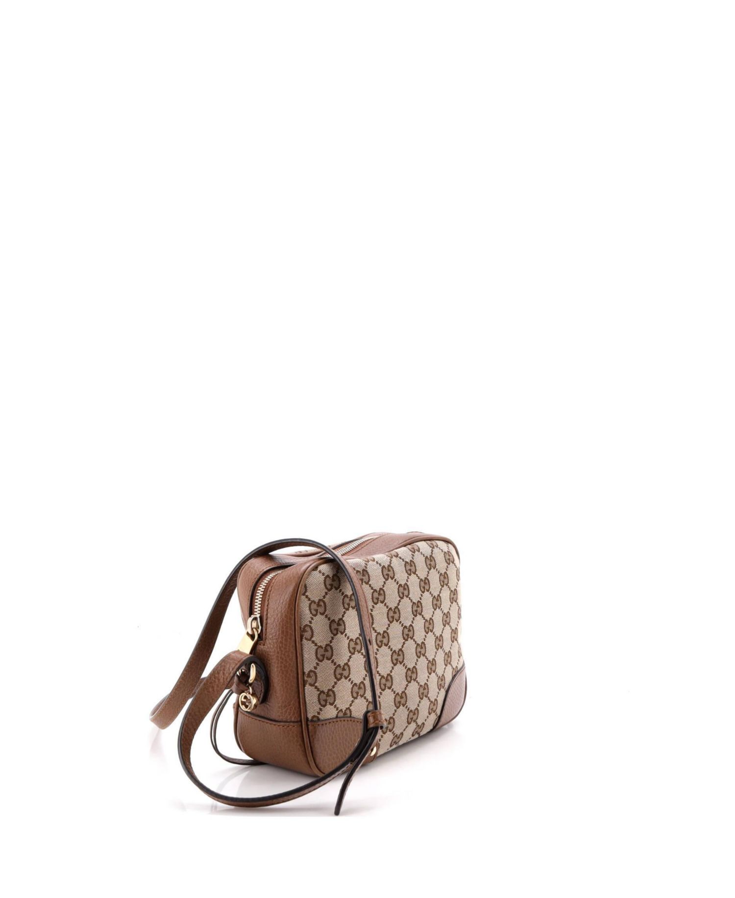 Mini Bree Disco Crossbody Bag GG Canvas with Leather