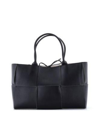 Arco Maxi Intrecciato Leather Tote, 14"W x 10"H x 5"D