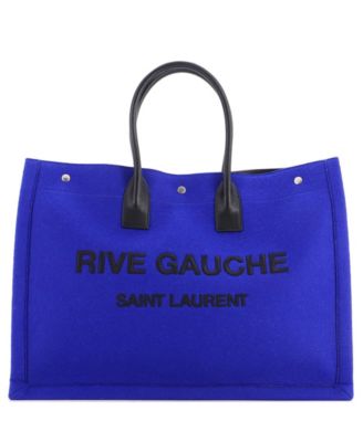 Rive Gauche Large Laptop-Compatible Felt Shopper Tote, 19"W x 14"H x 7"D