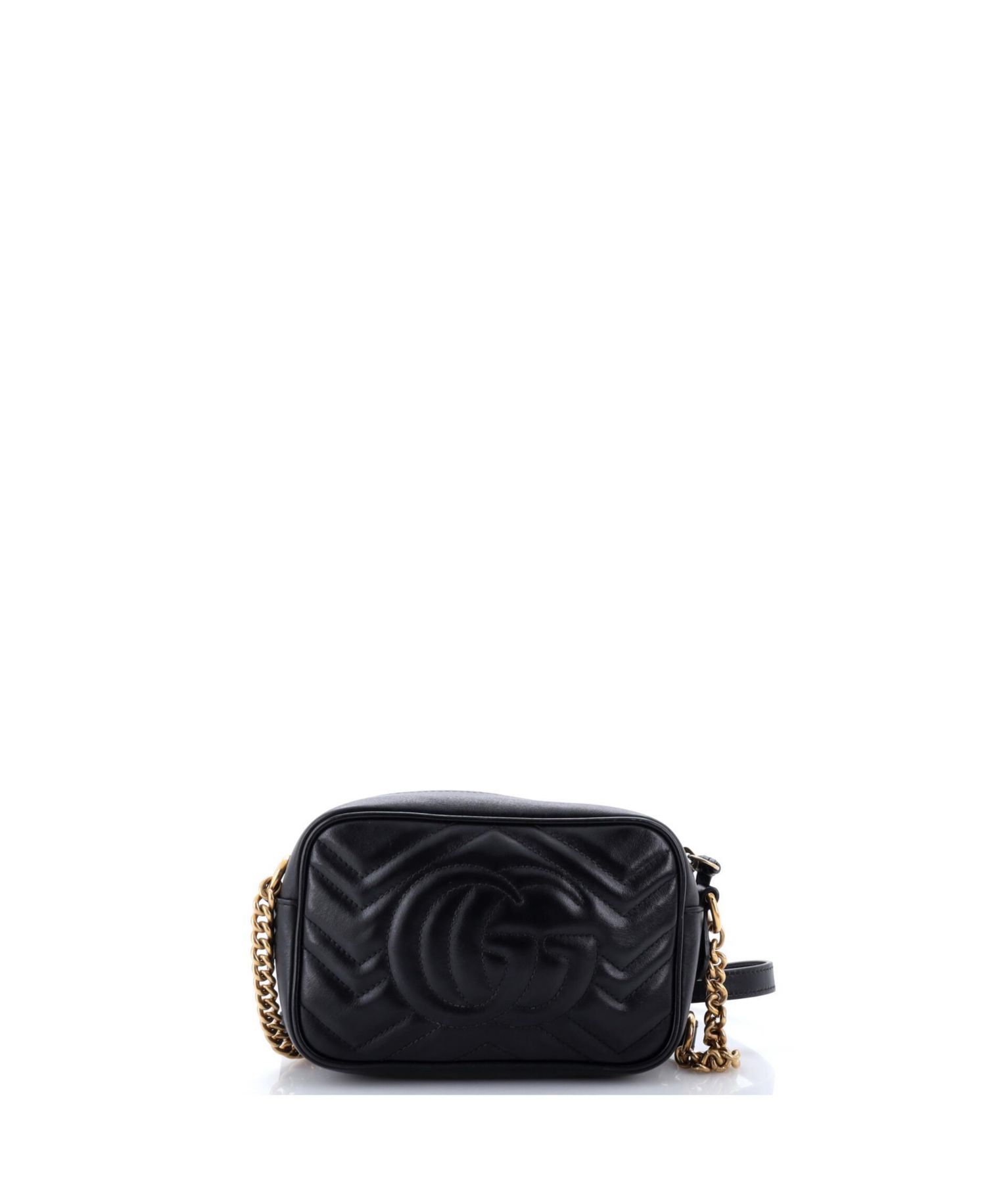 Mini GG Marmont Matelasse Leather Shoulder Bag