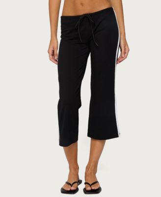 Women's Milene Contrast French Terry Capri Pants
