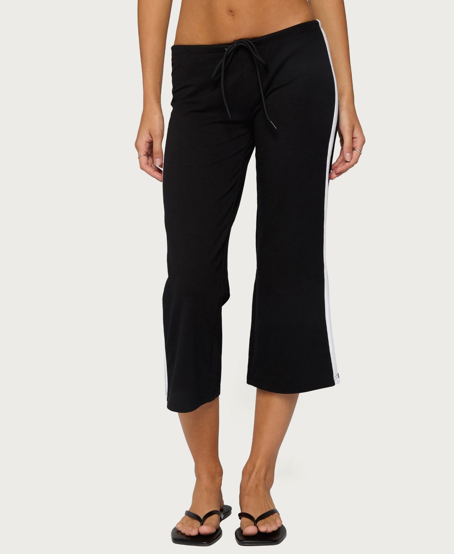 Women's Milene Contrast French Terry Capri Pants