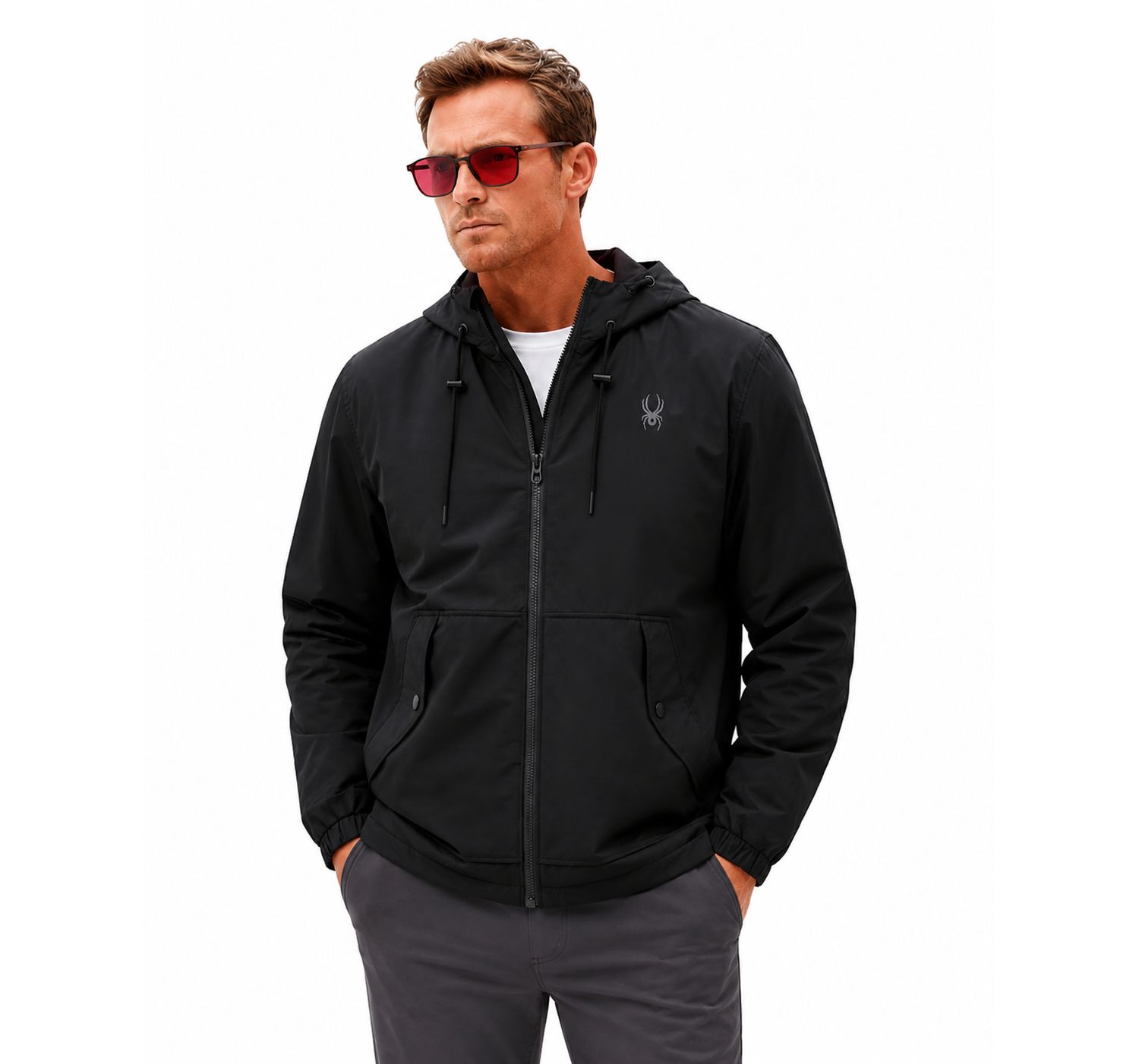 Men's Gale Lightweight Hooded Windbreaker