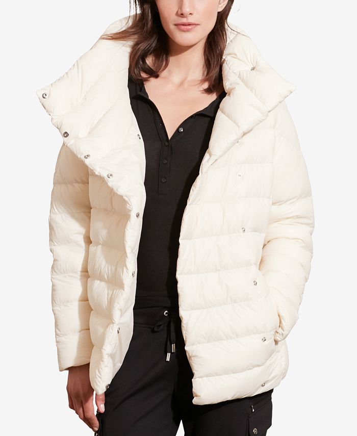 Lauren Ralph Lauren FunnelNeck Down Coat Macy's