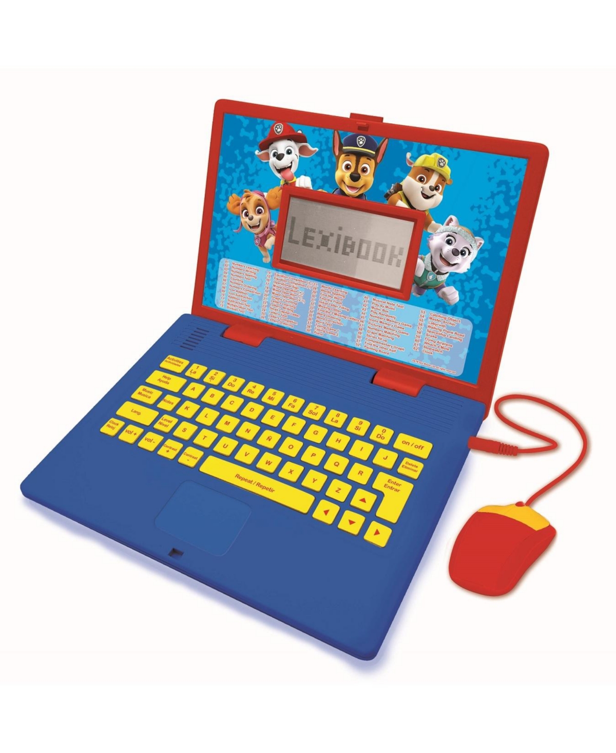 Paw Patrol Bilingual Spanish/English Educational Laptop with 124 Activities, Model JC598PAi2