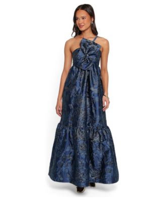 Women's Betina One-Shoulder Bow-Front Maxi Dress