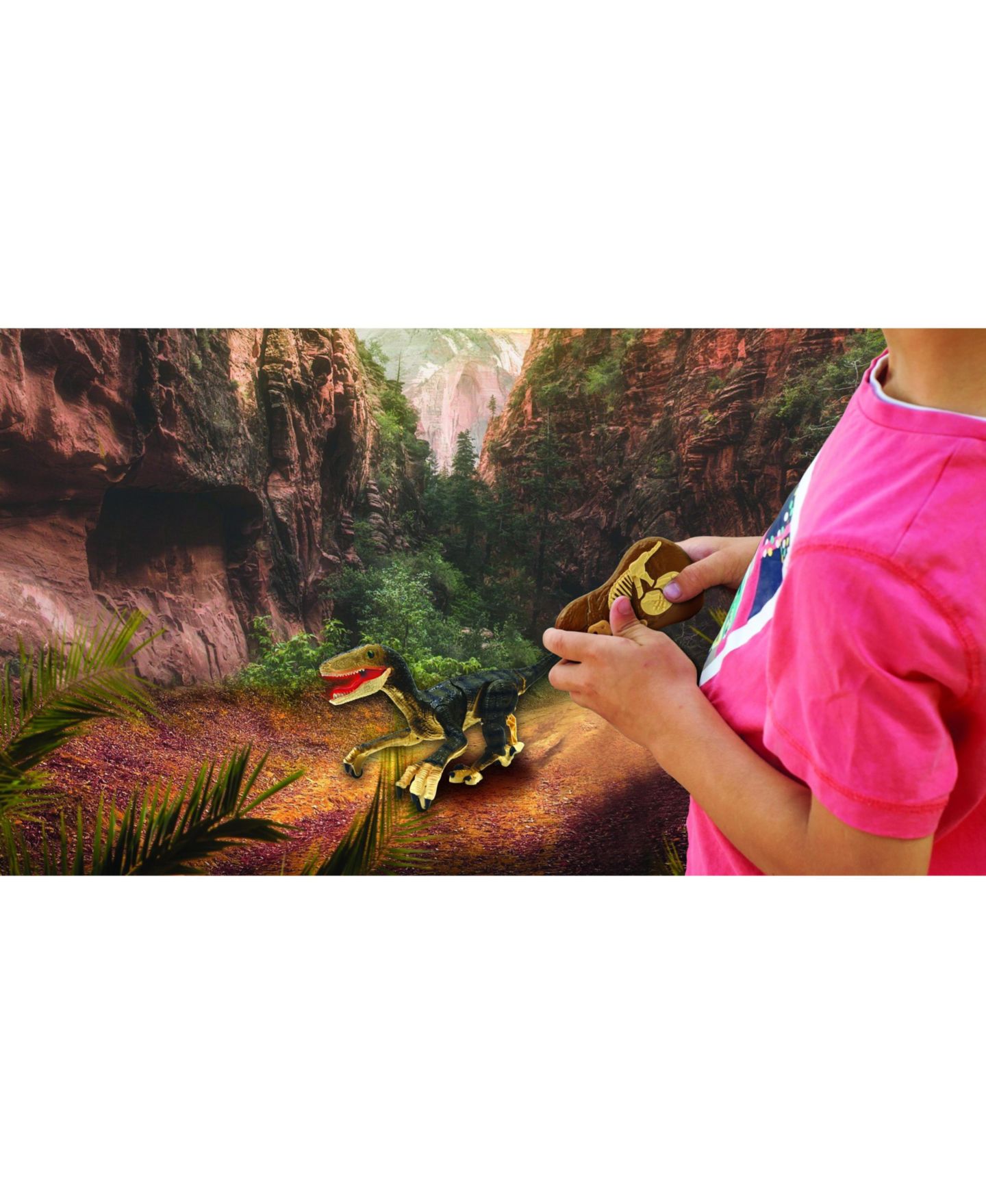 Детская игрушка Lexibook Rechargeable Light and Sound Effect Remote-Controlled Raptor Toy — фото 3