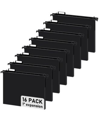 16 Hanging File Folders Letter Size Adjustable Tabs Sturdy Organizer For Office Home