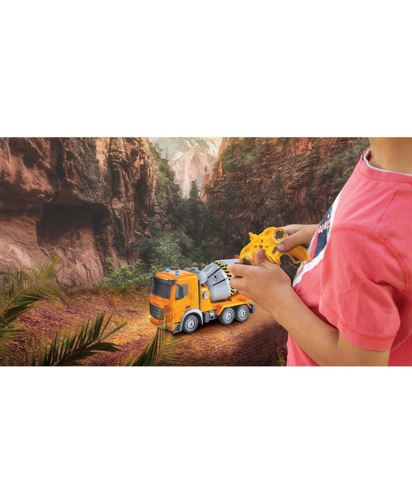 Детская игрушка Lexibook Crosslander Pro Remote-Controlled 360-Degree Rotating RC Concrete Mixer with Light Effects — фото 5