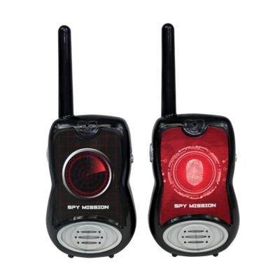 Spy Mission 200m-Range 2-Channel Walkie-Talkie Set, 2-Piece