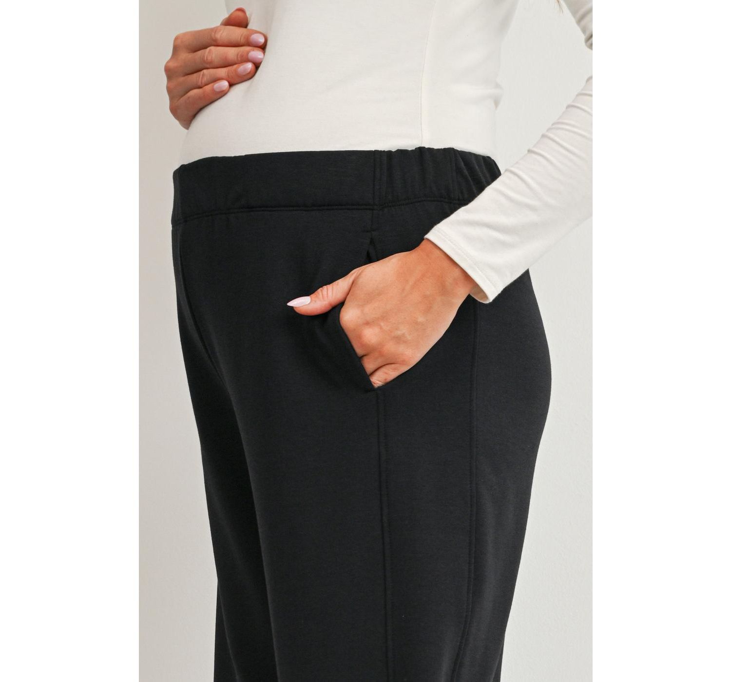 Maternity High-Rise French Terry Jogger Pants