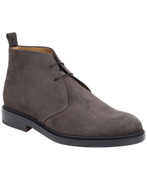 Мужские ботинки Bruno Magli Desmo Suede Chukka, цвет: Антрацитовый замшевый