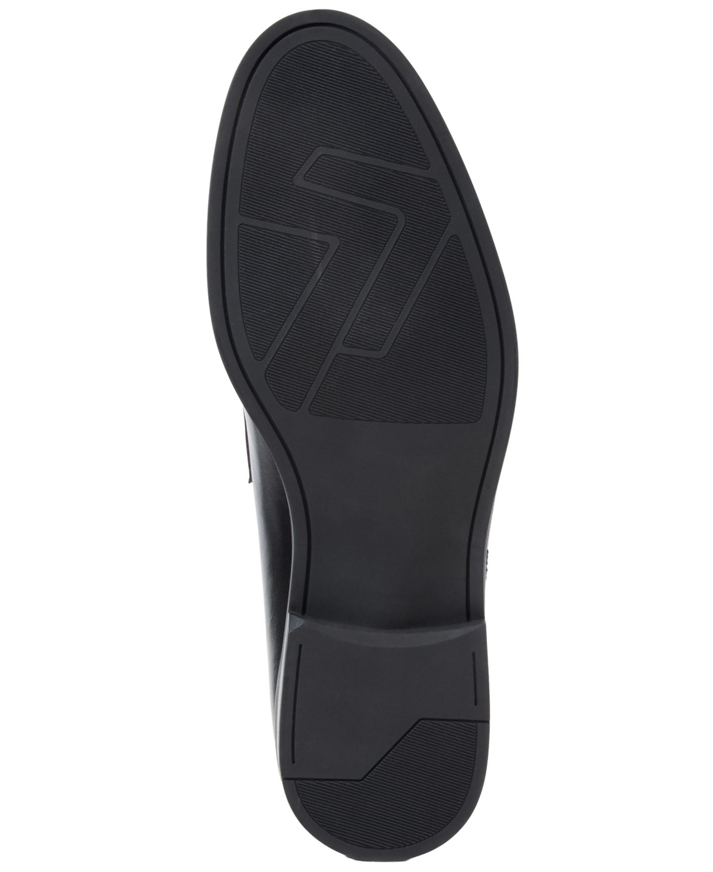 Мужские туфли Bruno Magli Flavio Leather Round Toe Penny, цвет: Чёрный кожаный — фото 3