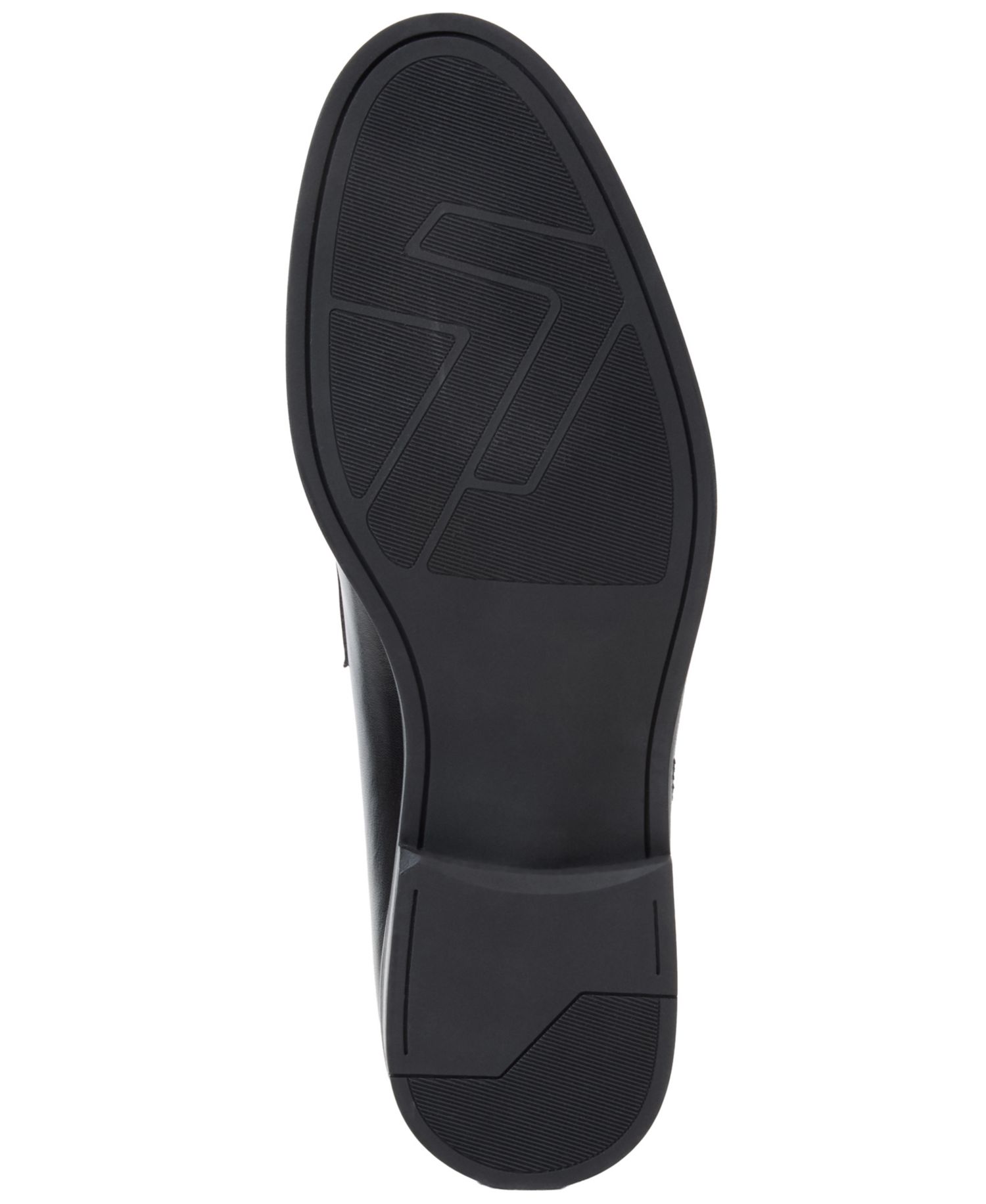 Men's Flavio Leather Round Toe Penny Loafers