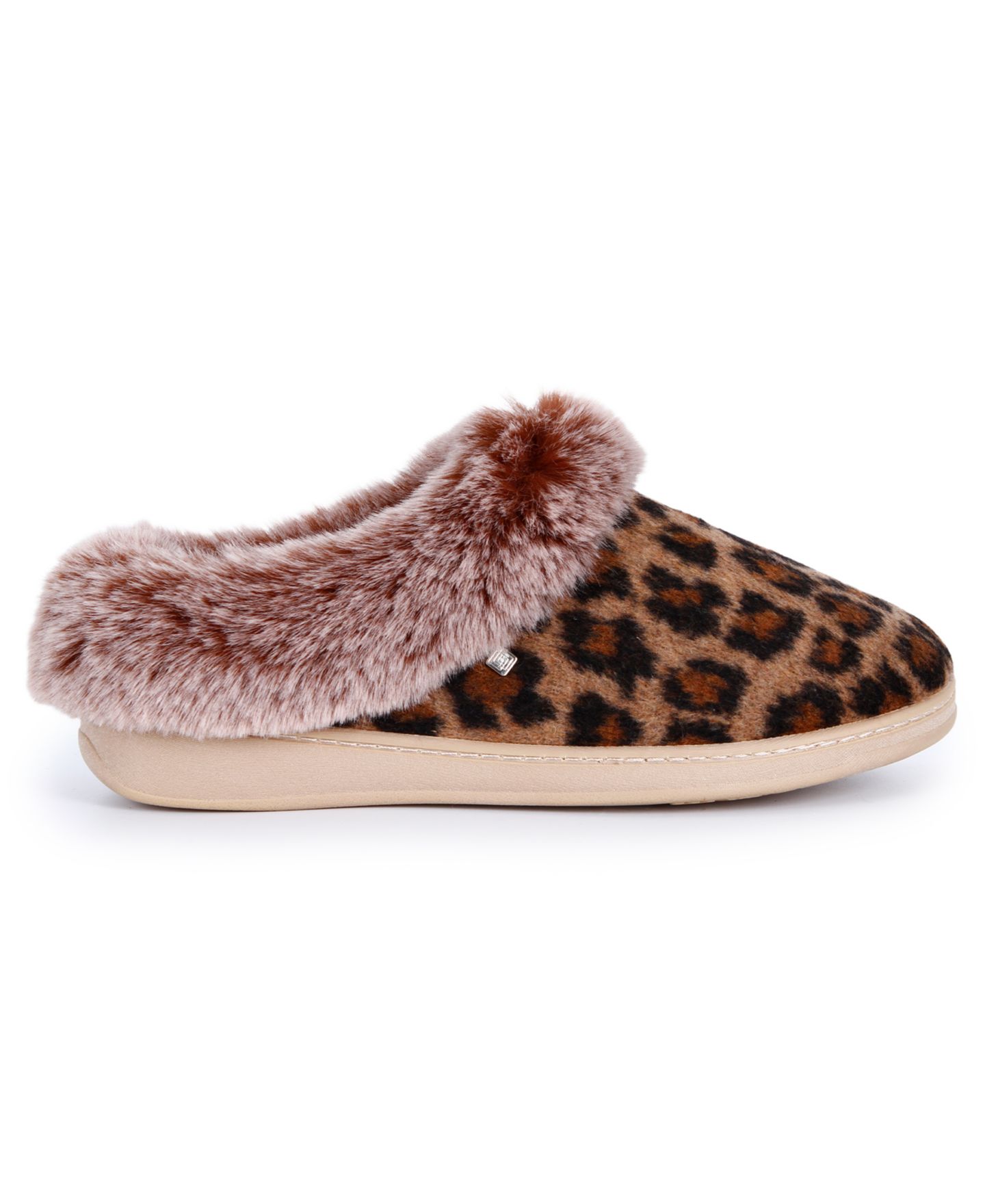 Женские сабо Isotoner Signature Leo Clog Slippers with Arch Support, цвет: Коричневый — фото 2