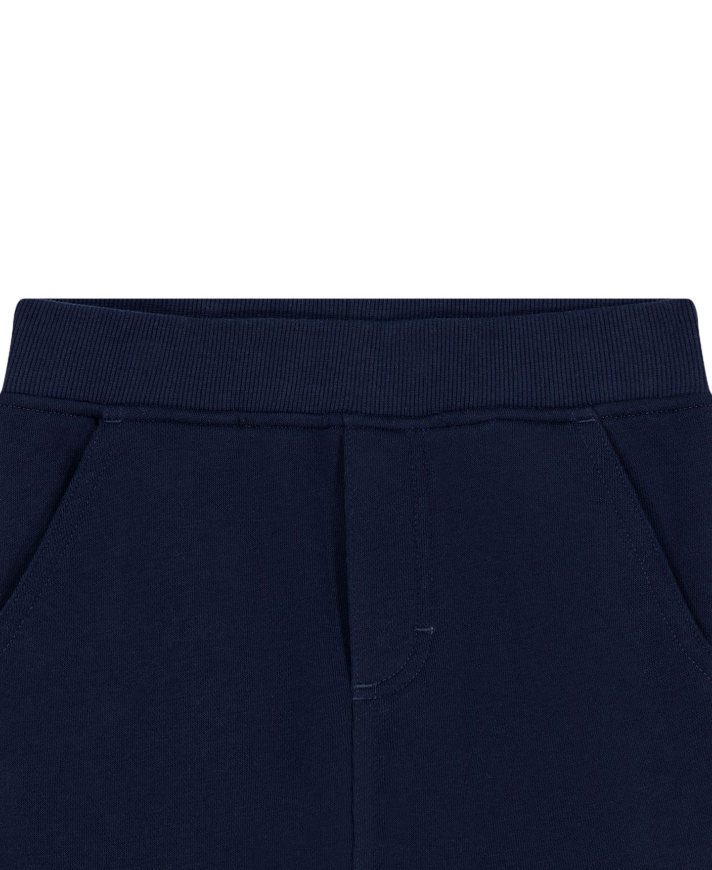 Комплект Tommy Hilfiger Sherpa Hooded Hoodie and Jogger Pants, 2-Piece Set для мальчиков-малышей, цвет: Ванильный / Тёмно-синий — фото 3