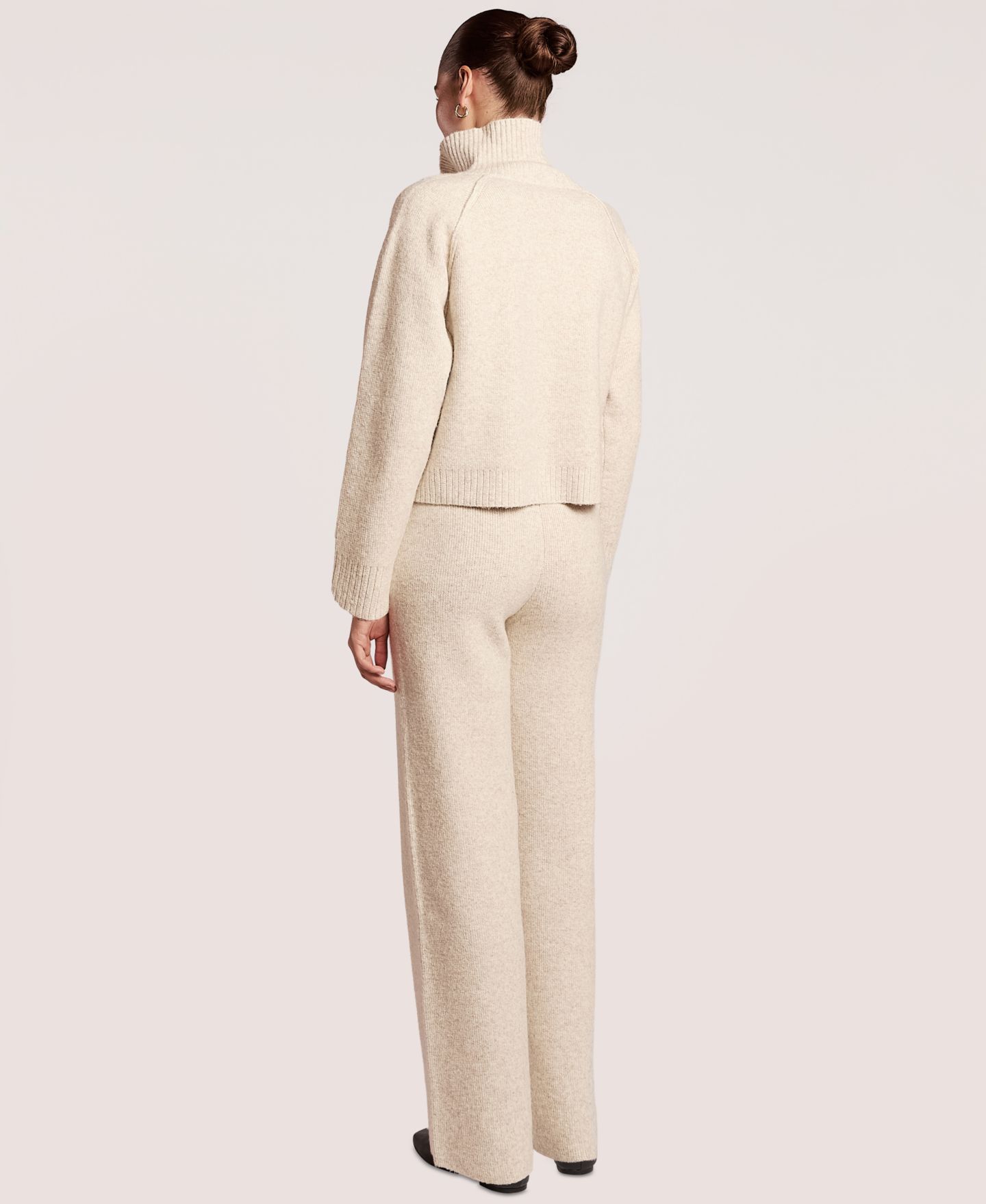 Женские брюки 4th & Reckless Madeleine High-Rise Wide-Leg, цвет: Кремовый — фото 5