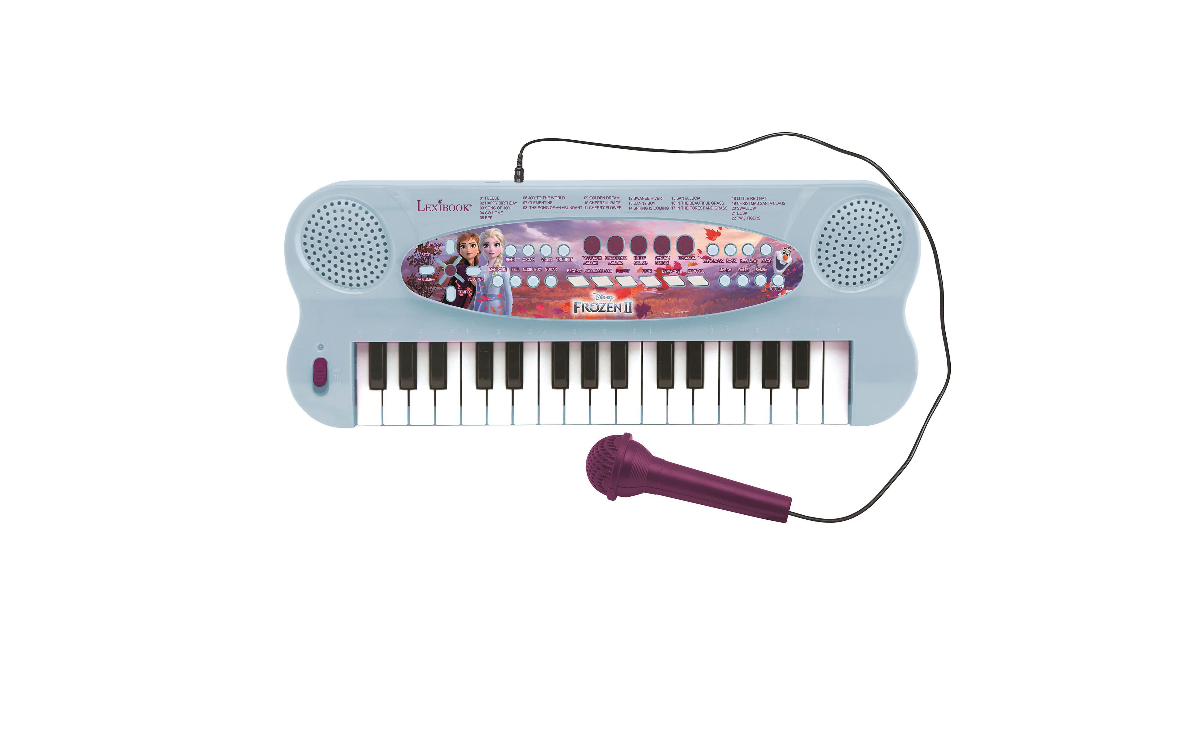 Disney Frozen Elsa, Anna & Olaf 32-Key Electronic Keyboard with Microphone, Battery-Operated, K703FZ