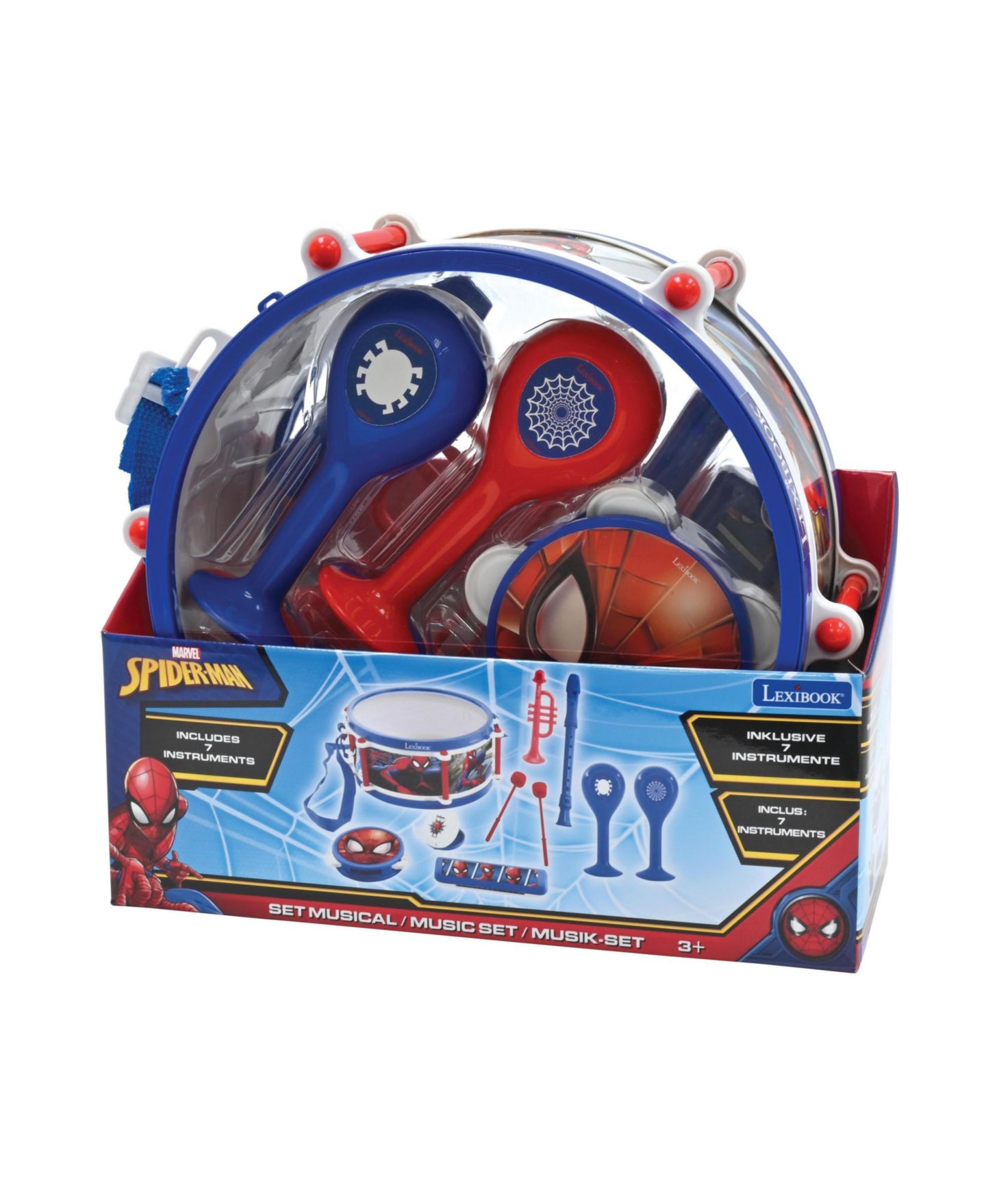 Детские игрушки Spiderman Musical Instruments 7-Piece Set, от 3 лет — фото 8