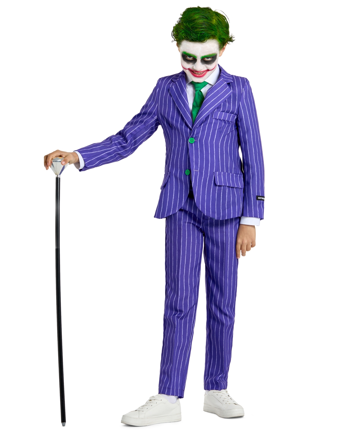 Opposuits Kids' Boys' 8-20 The Joker Jacket, Pants And Tie, 3-piece Set In Purple