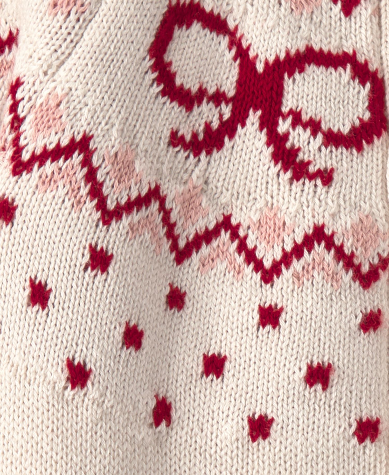 Baby Girls' Cotton Fair Isle Sweater Knit Jumpsuit