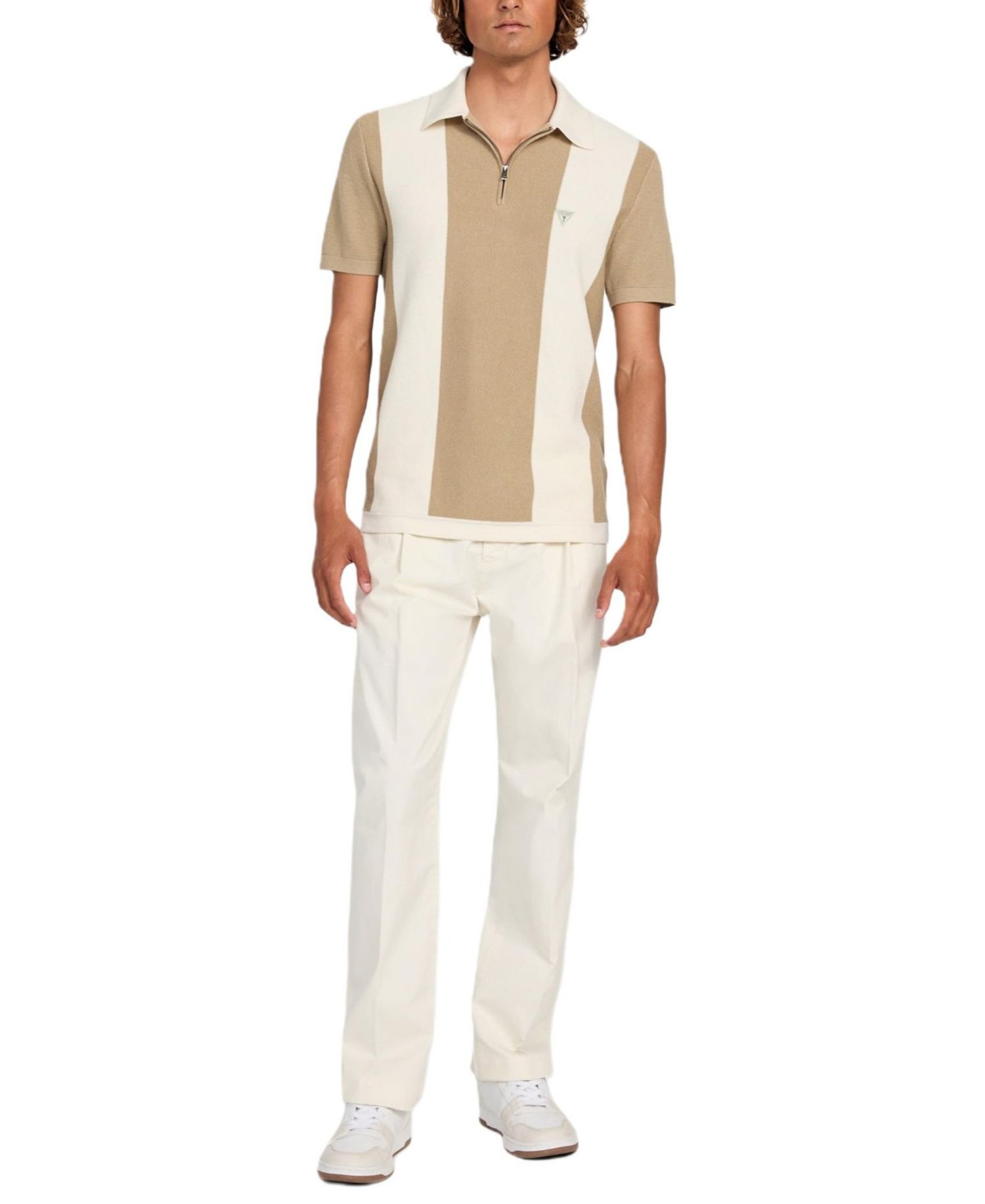 Men's Humphrey Colorblocked Stripe Sweater Polo