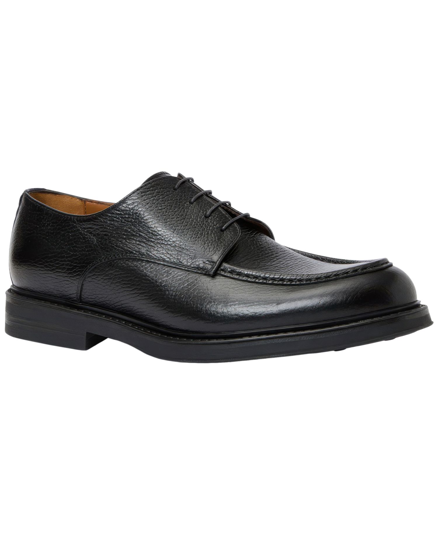 Men's Berlino Italian-Crafted Tumbled Leather Oxfords