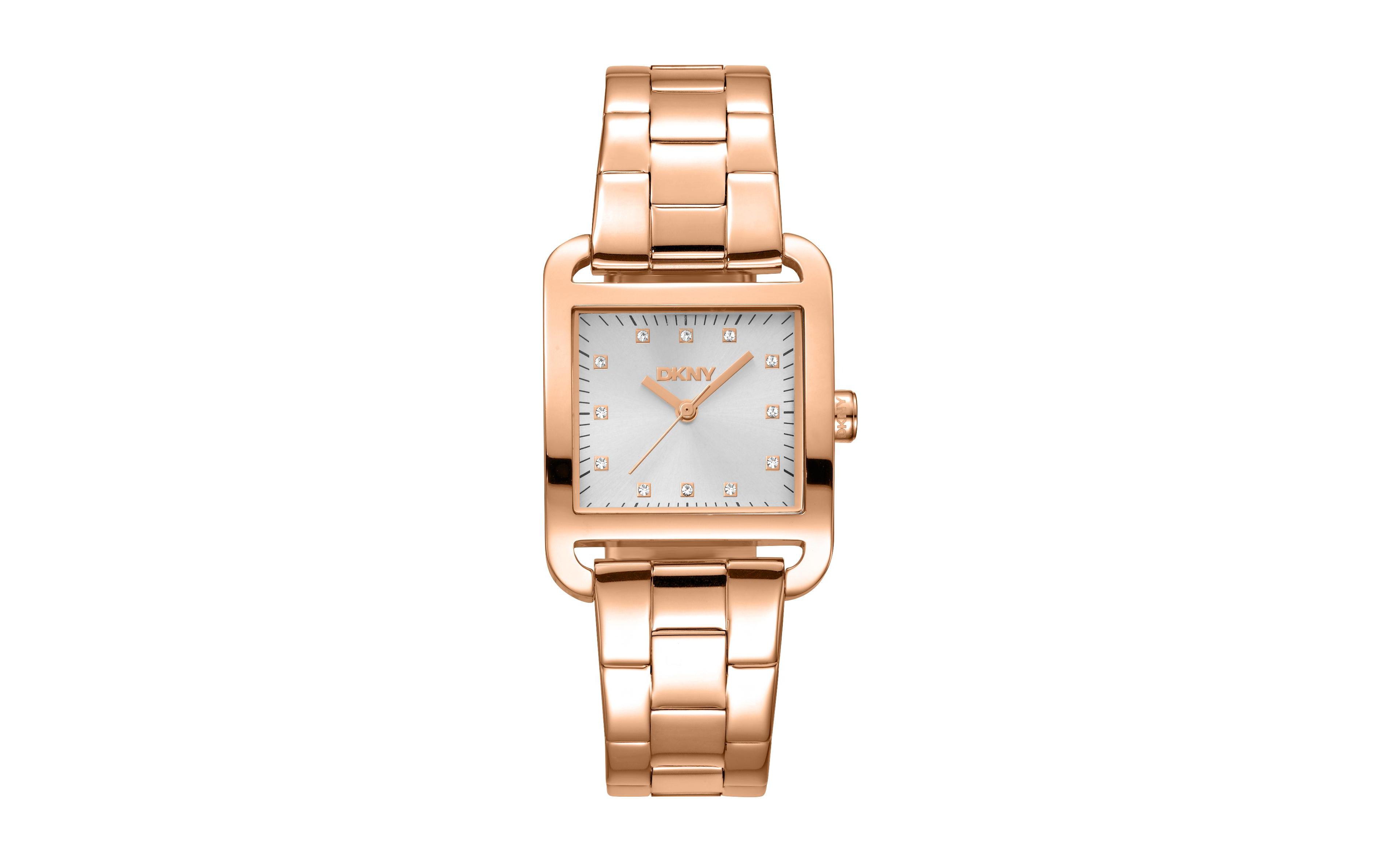 Dkny Women's Iconic Quartz Stainless Steel Bracelet Water-Resistant Watch, 27mm