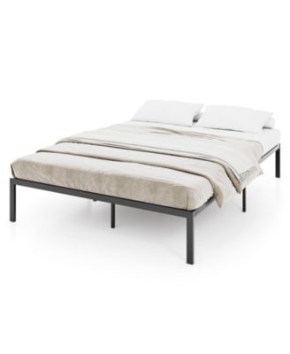 Full Queen King Size Metal Bed Frame Heavy Duty Support Slats Mattress Foundation Full Size