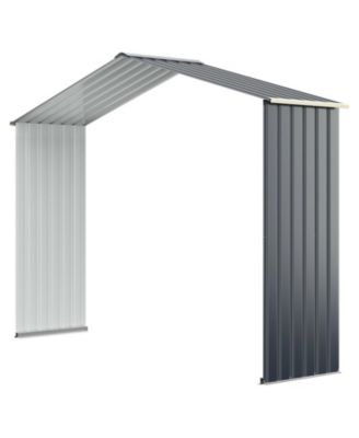 Storage Shed Extension Kit for 9.1 ft Sheds, 2.1 ft Added Depth