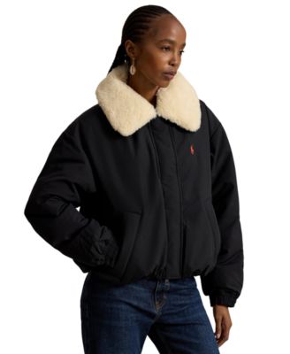 Women's Water-Resistant 750-Fill-Power Down High-Pile-Collar Jacket