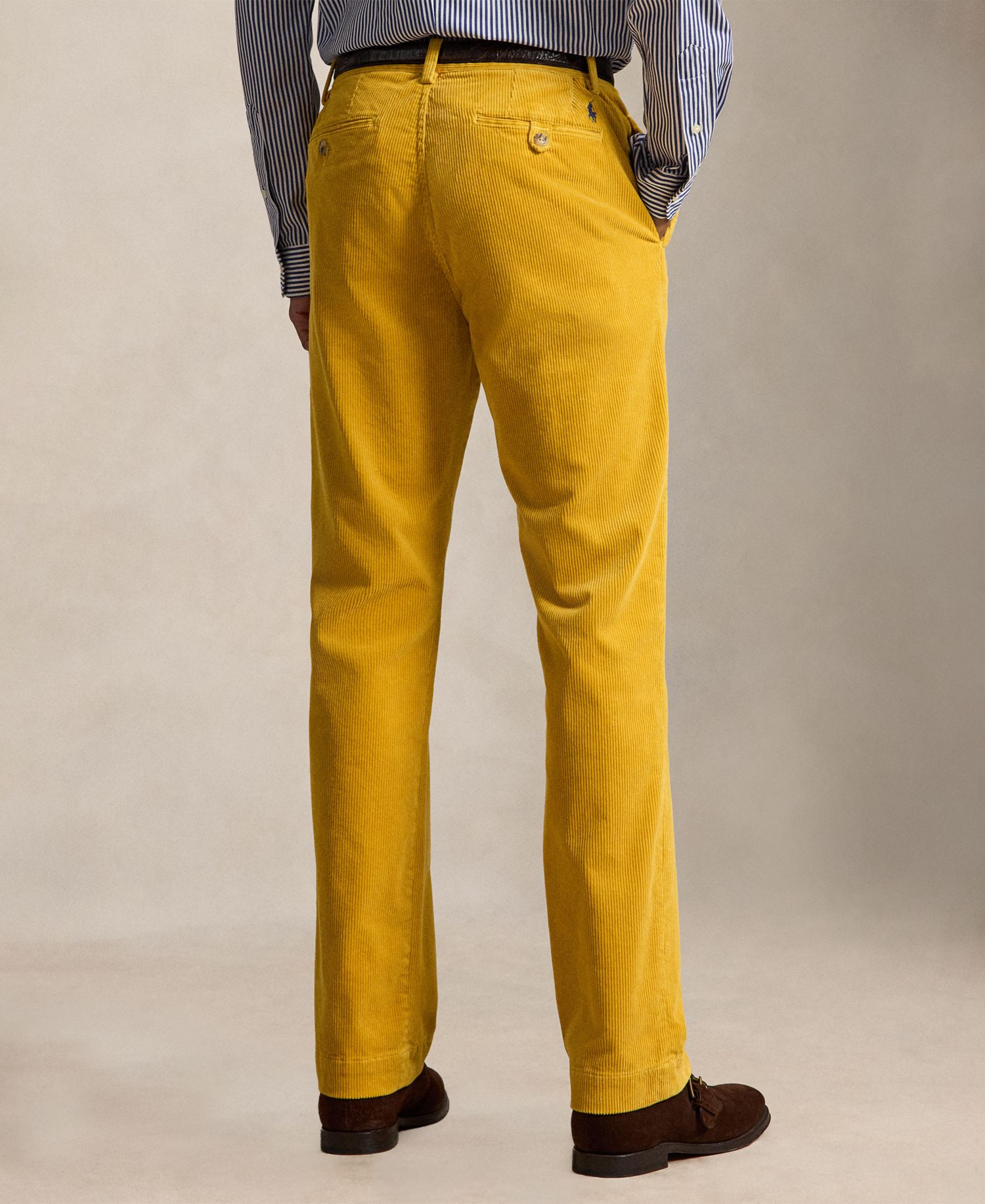 Men's Stretch Straight-Fit Corduroy Pants
