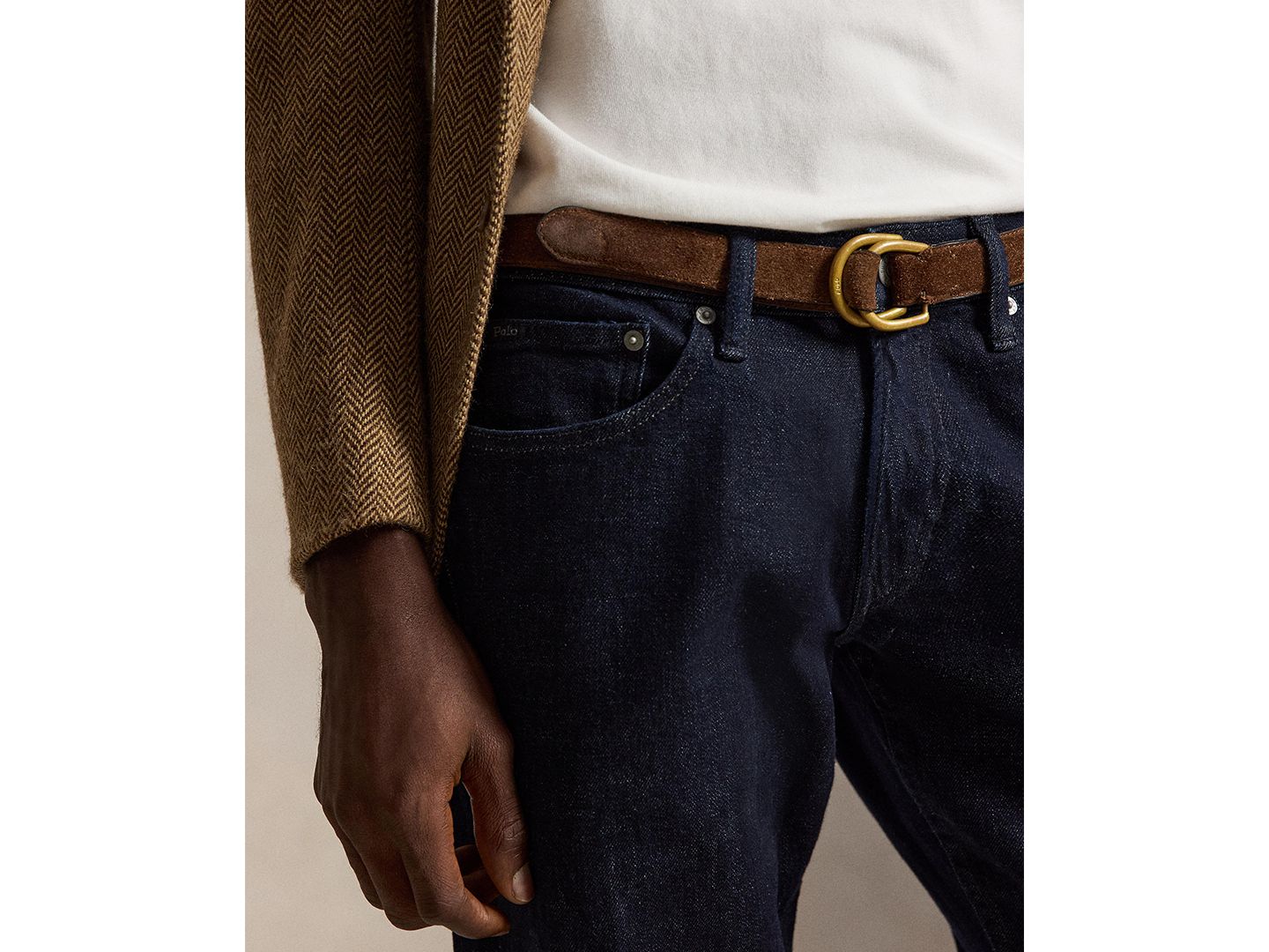 Мужские джинсы Polo Ralph Lauren Parkside Regular-Fit Tapered Stretch, цвет: Grove Court — фото 4