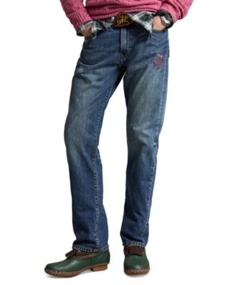 Men's Hampton Straight-Leg Relaxed Distressed Jeans