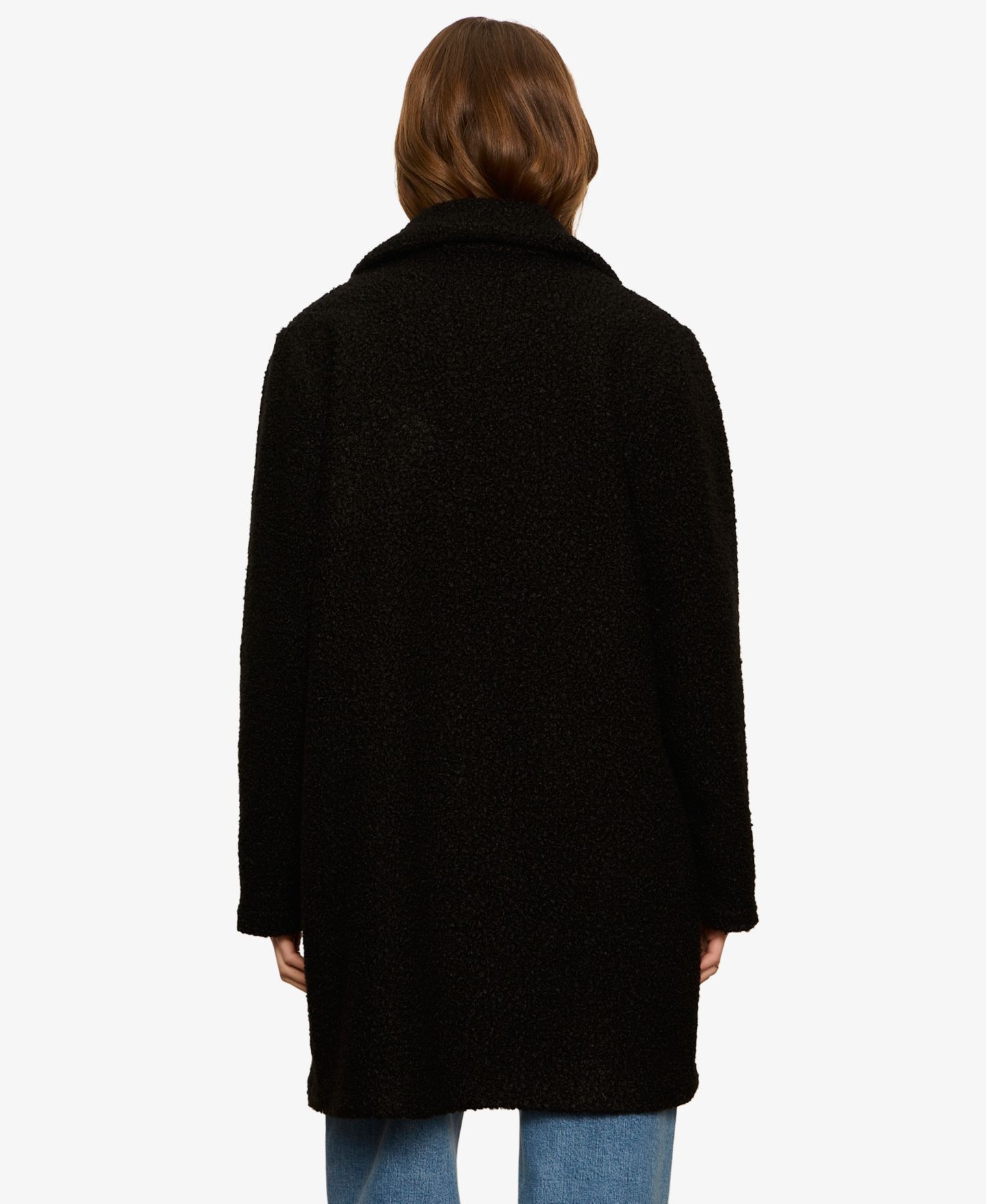Женская куртка Sanctuary Upside Mid-Length Faux Fur, цвет: Чёрный — фото 6