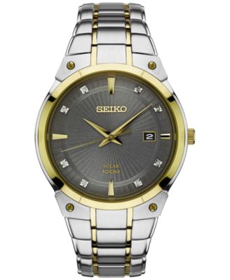 seiko diamond men's watch