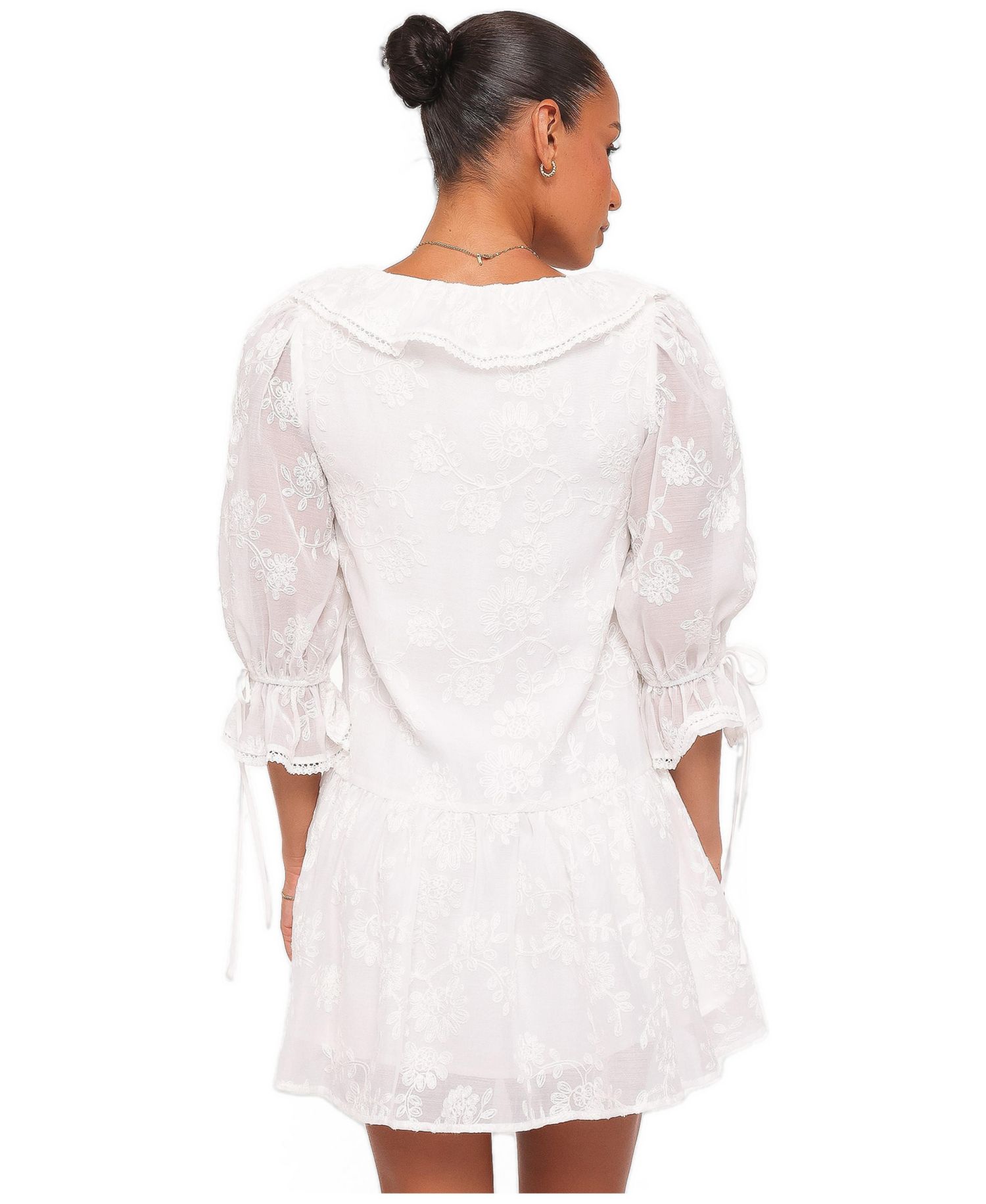 Women's Keani Floral Short-Sleeve Mini Dress