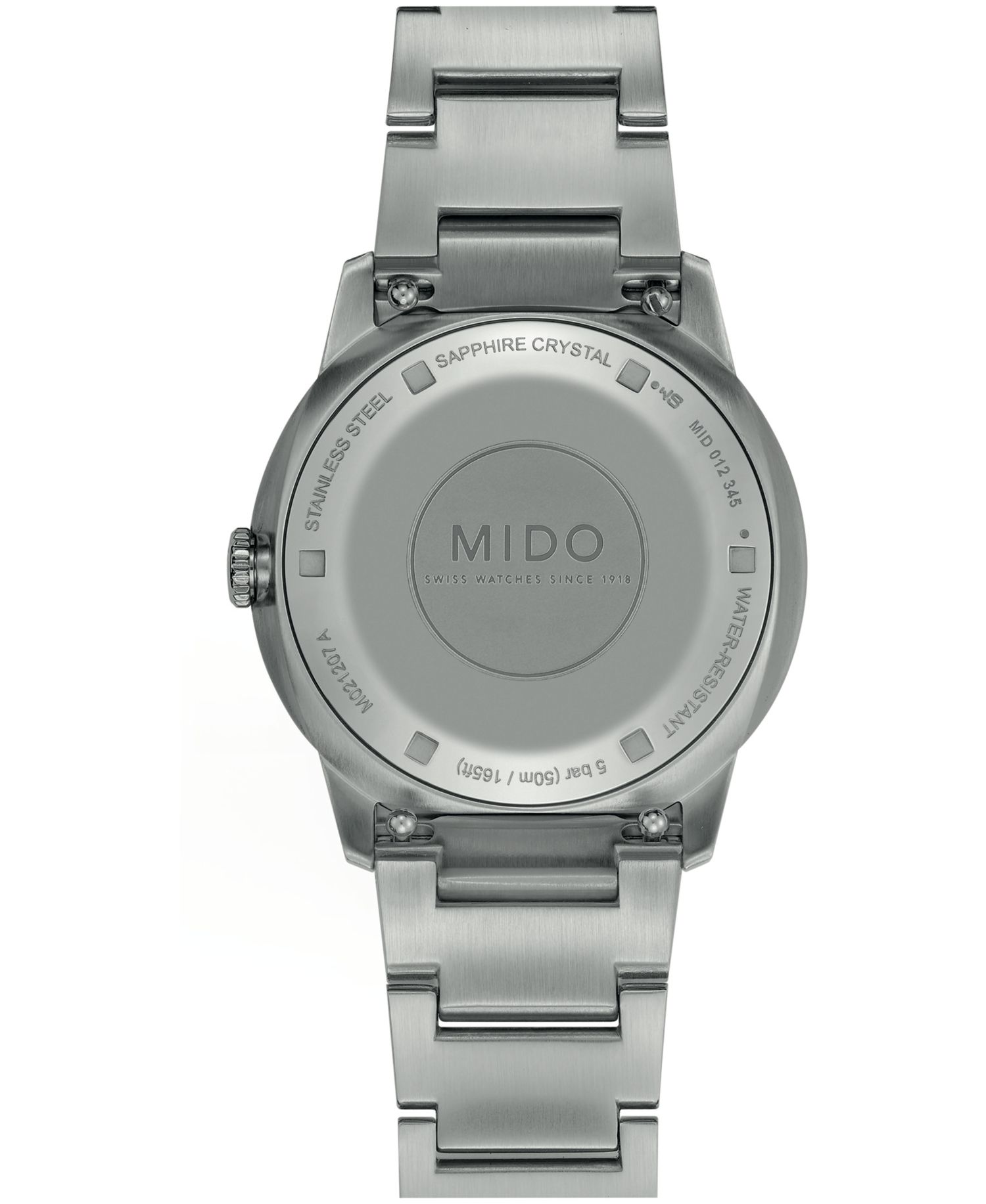 Women's Swiss Automatic Commander Lady Stainless Steel Watch 34mm