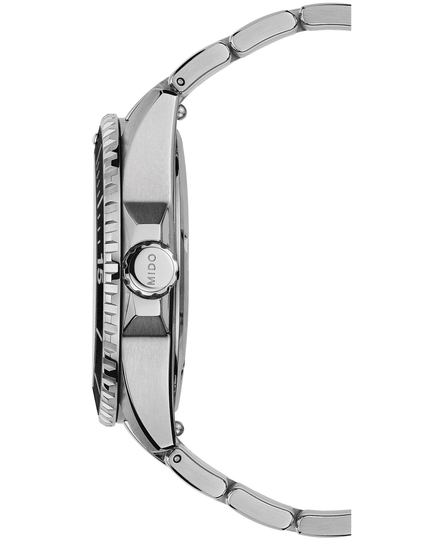 Мужские часы Mido Swiss Automatic Ocean Star 200 из нержавеющей стали, серебристые, 41 мм — фото 3