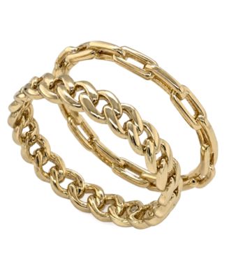 Women's Stack Chain Ring Set